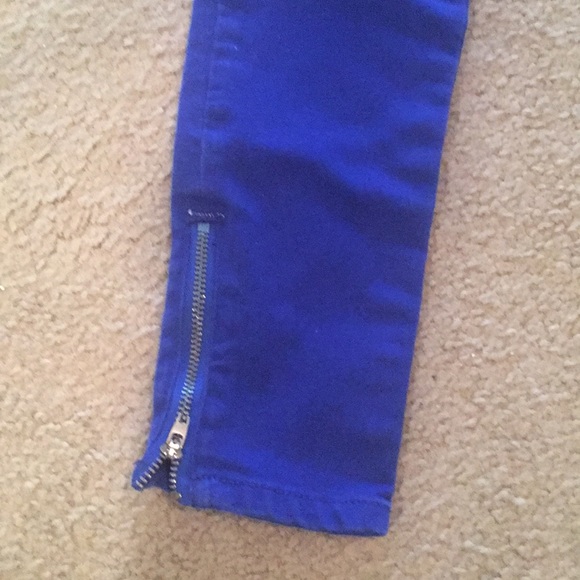 Royal blue skinny jeans - Picture 2 of 4